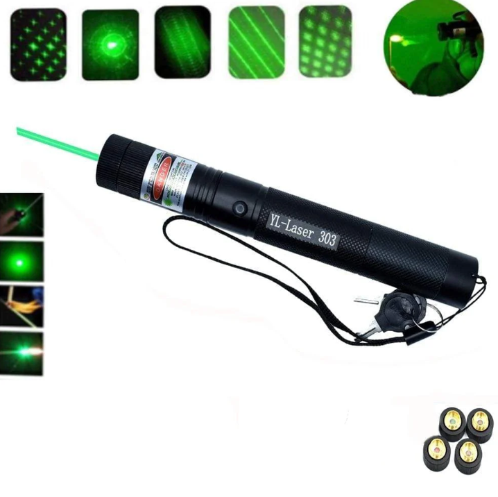 Draagbare Laserpointer Hoge Intensiteit Presentaties Sterren Kijken Rood Groen Lichtstraal Precisie Rechargeable | Sulvida