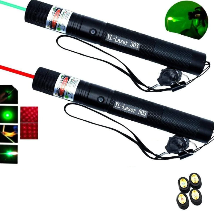 Draagbare Laserpointer Hoge Intensiteit Presentaties Sterren Kijken Rood Groen Lichtstraal Precisie Rechargeable | Sulvida