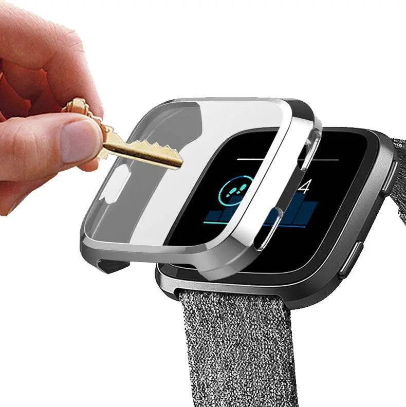 Coque de protection pour smartwatch Versa 2 - Protection intégrale de l’écran et du boîtier - Couleur or - Élégante | Sulvida