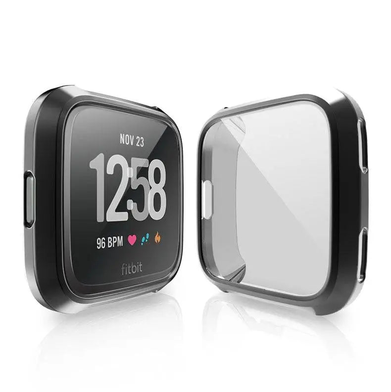 Coque de protection pour smartwatch Versa 2 - Protection intégrale de l’écran et du boîtier - Couleur or - Élégante | Sulvida