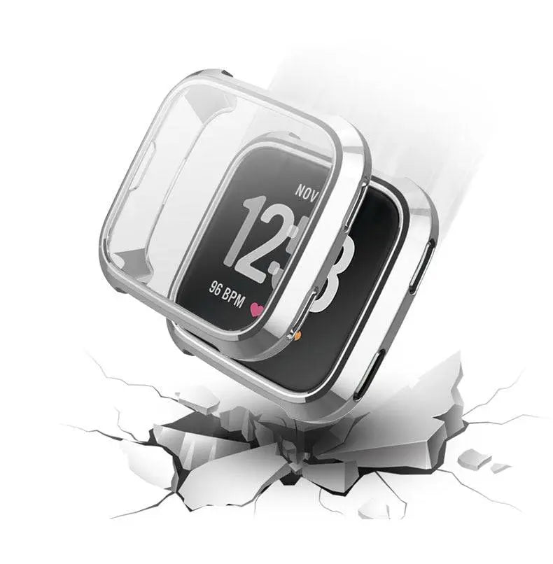 Coque de protection pour smartwatch Versa 2 - Protection intégrale de l’écran et du boîtier - Couleur or - Élégante | Sulvida