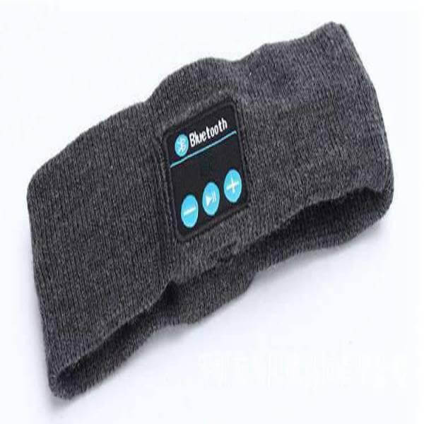 Bluetooth Muziek Hoofdband Gebreid Acryl Draadloze Stereo Koptelefoon Verstelbaar Hardlopen Gym Sport Fitness | Sulvida