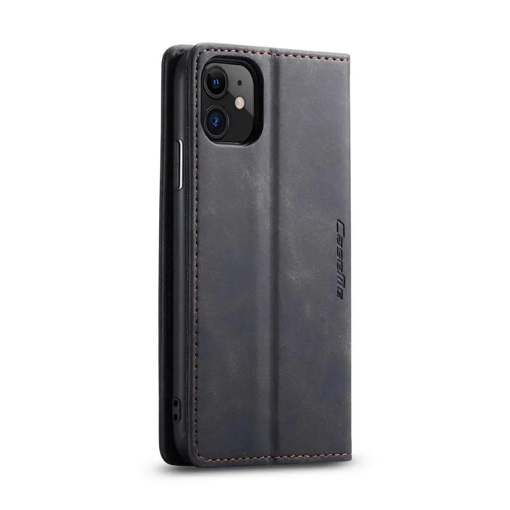 Étui de téléphone haut de gamme en cuir avec portefeuille pour iPhone 11 Pro Max - Protection et fonctionnalité | Sulvida