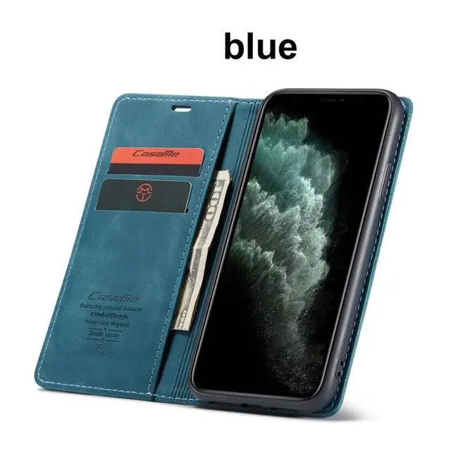 Étui de téléphone haut de gamme en cuir avec portefeuille pour iPhone 11 Pro Max - Protection et fonctionnalité | Sulvida