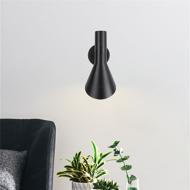 Verstelbare Wandlamp Aluminium Zwart Wit Leeslamp Slaapkamer Gang Woonkamer Nordic Design Dimbaar Sfeer | Sulvida