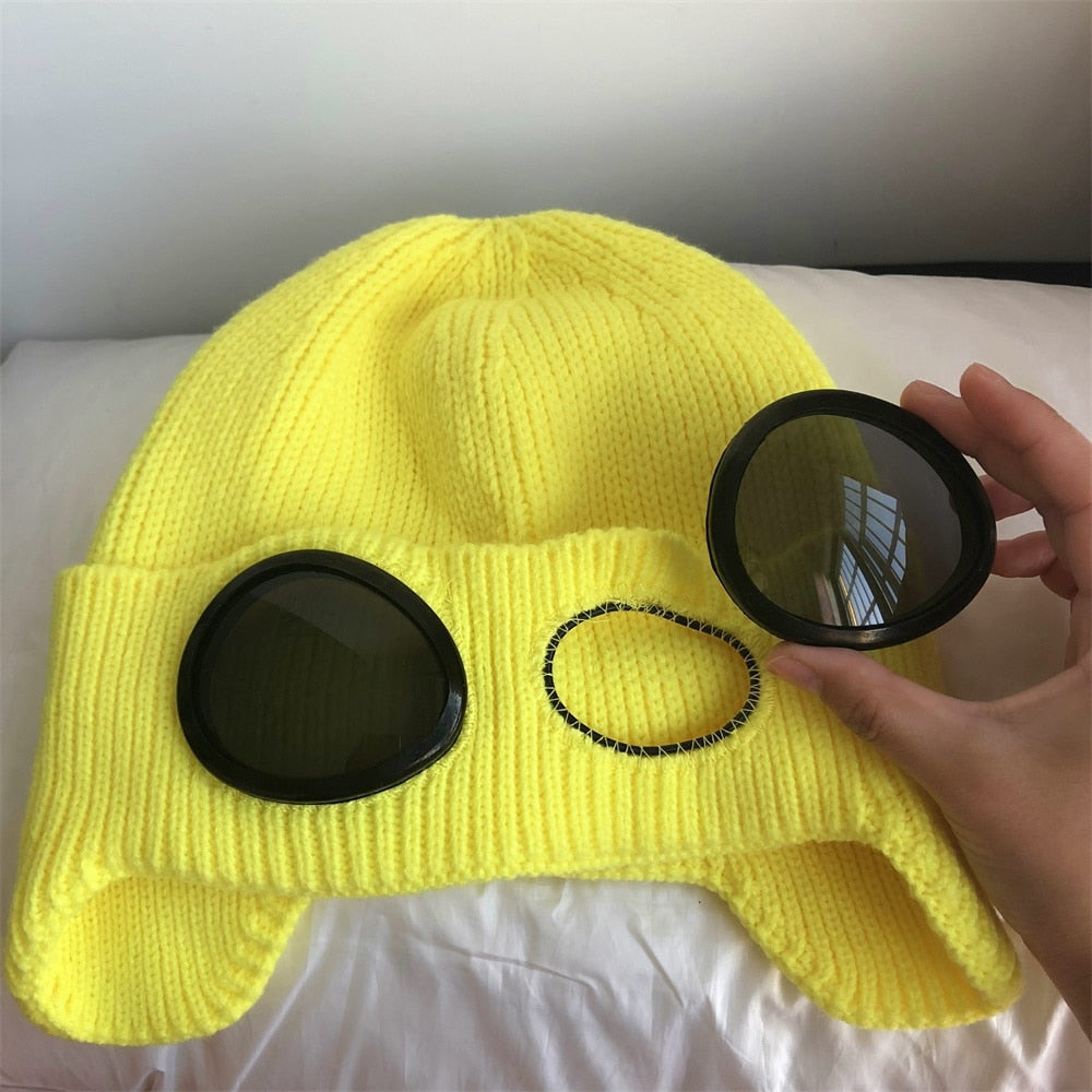 Unisex Aviator Wintermuts met Warme Voering – Pilotenmuts Herfst Winter Outdoor Skiën Wintersport Sneeuw | Sulvida