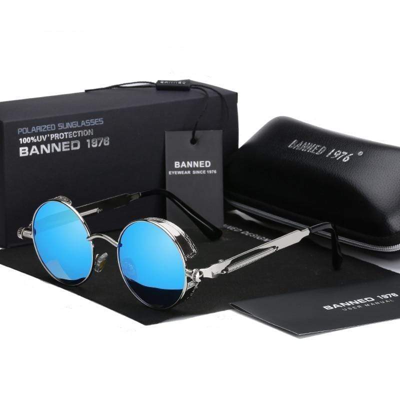 Ronde Zonnebril Gepolariseerd Metalen Frame Unisex Vintage Urban Oogbescherming UV400 Stijlvol Retro Design | Sulvida