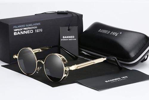 Ronde Zonnebril Gepolariseerd Metalen Frame Unisex Vintage Urban Oogbescherming UV400 Stijlvol Retro Design | Sulvida