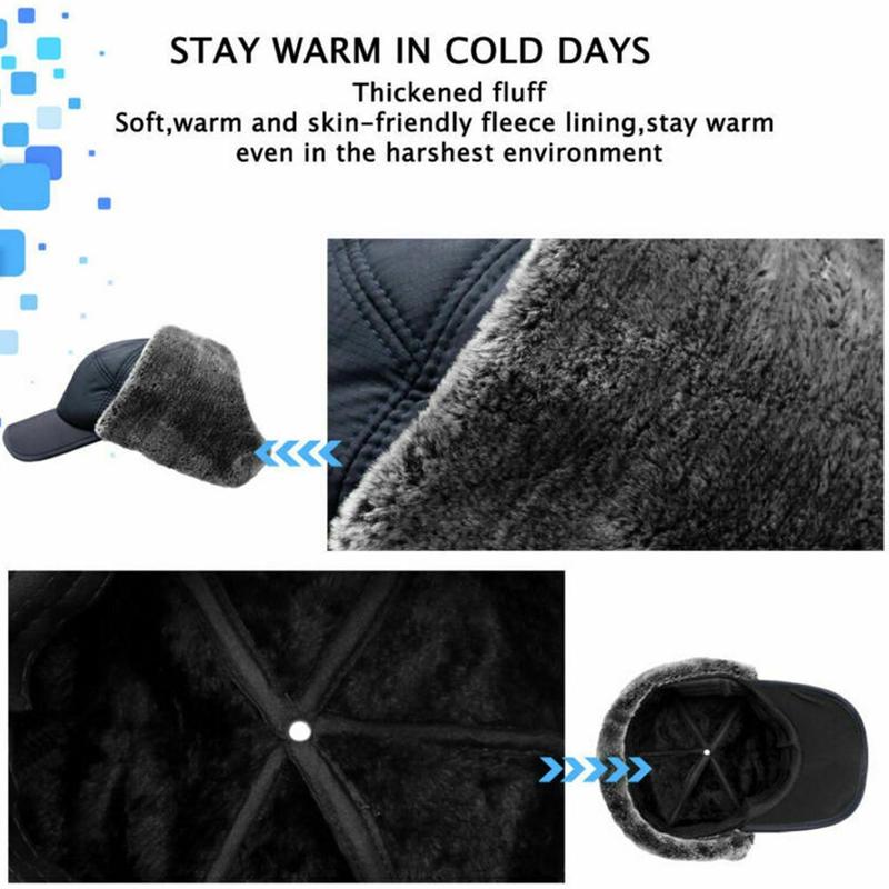 Wintermuts met Gezichtsbedekking – Warme Trappermuts met Oorflappen Unisex Outdoor Wintersport Skiën | Sulvida