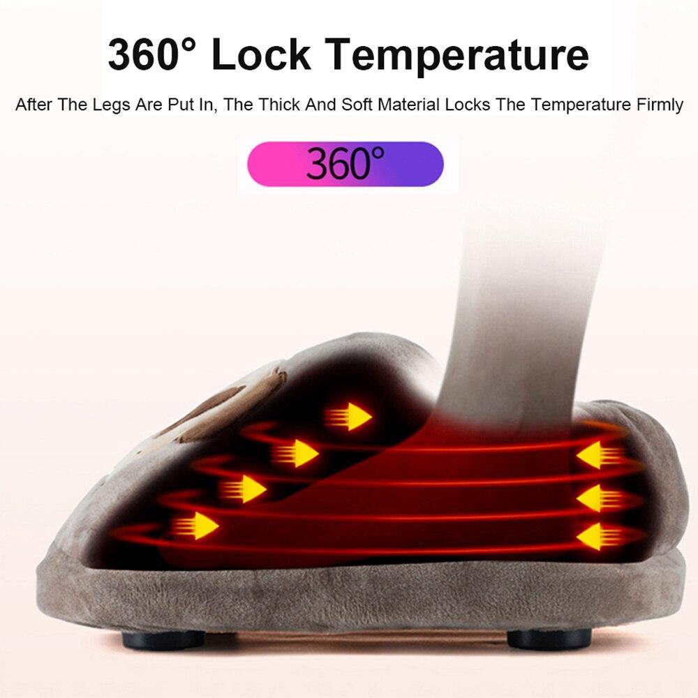 USB Oplaadbare Voetverwarmer met 3 Warmtestanden – Warm & Comfortabel Fluweel Voetenwarmer voor Thuis & Kantoor | Sulvida