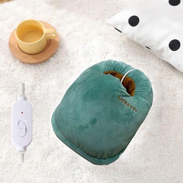 USB Oplaadbare Voetverwarmer met 3 Warmtestanden – Warm & Comfortabel Fluweel Voetenwarmer voor Thuis & Kantoor | Sulvida