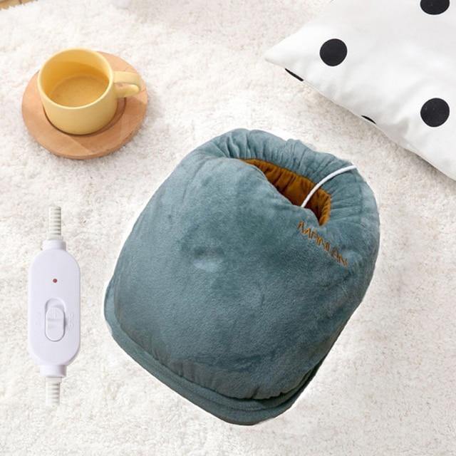 USB Oplaadbare Voetverwarmer met 3 Warmtestanden – Warm & Comfortabel Fluweel Voetenwarmer voor Thuis & Kantoor | Sulvida