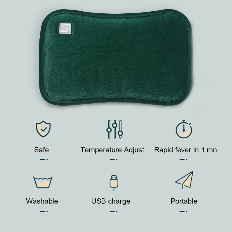 Elektrische Handwarmer USB Oplaadbaar Draagbaar Opvouwbaar Handwarmapparaat voor Koudebescherming Winter | Sulvida
