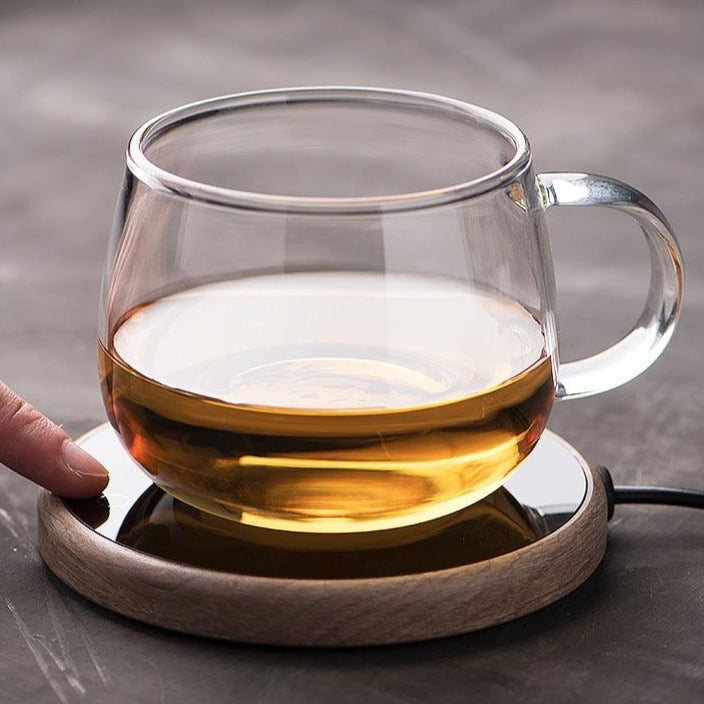 Keramische Mokverwarmer met Temperatuurregeling – Elegante Onderzetter voor Warme Koffie en Thee – Automatische Uitschakeling en Waterdichte Coating | Sulvida
