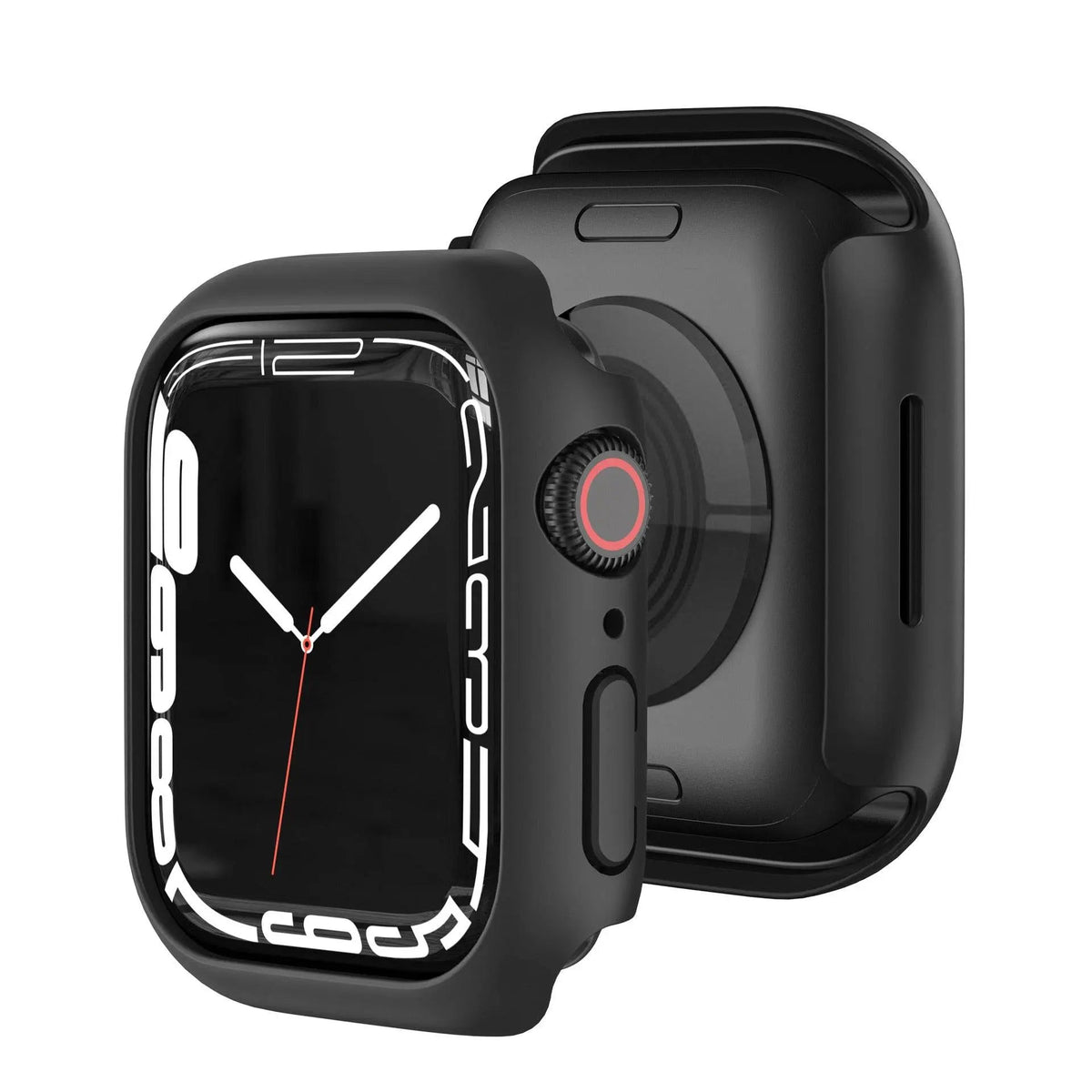 Coque de protection pour Apple Watch Series 7 41mm 45mm avec protection d’écran en verre trempé, accessoire pour montre | Sulvida