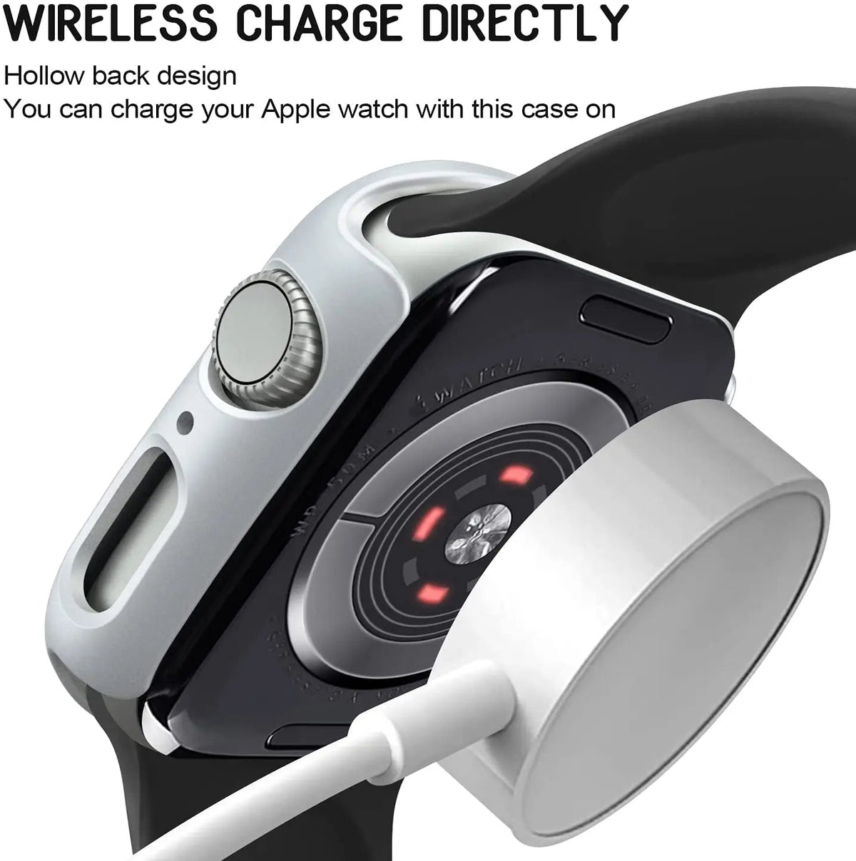 Coque de protection pour Apple Watch Series 7 41mm 45mm avec protection d’écran en verre trempé, accessoire pour montre | Sulvida