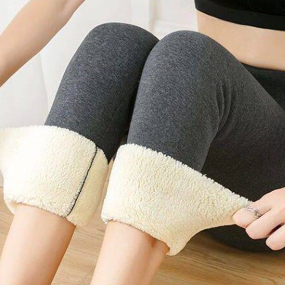 Fleece Thermo Dameslegging Warm Gevoerd Stretch Thermische Winterbroek Comfortabel Ondergoed voor Herfst | Sulvida