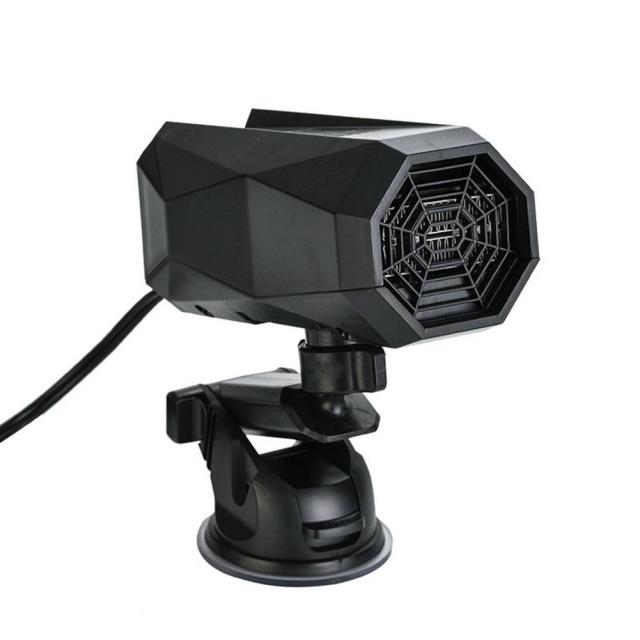 Draagbare Auto-Ontdooier en Ventilator 12V 24V met 360° Draaibare Kop Zuignap Verwarming Koeling voor Auto | Sulvida