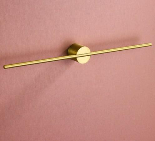 Wandmontage Handdoekrek Geborsteld Aluminium Zwart Goud Badkamer Minimalistisch Design 40 60 cm Strak | Sulvida