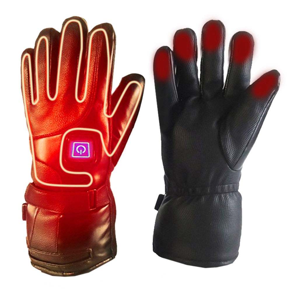 Verwarmde Handschoenen Winddicht Touchscreen Oplaadbaar 7.4V 2800mAh 3 Temperaturen Ski Wandel Fiets | Sulvida