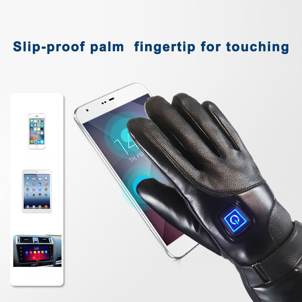 Verwarmde Handschoenen Winddicht Touchscreen Oplaadbaar 7.4V 2800mAh 3 Temperaturen Ski Wandel Fiets | Sulvida