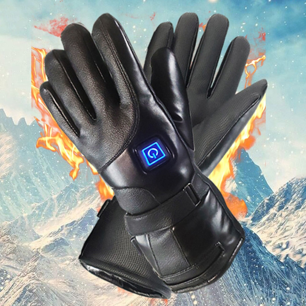 Verwarmde Handschoenen Winddicht Touchscreen Oplaadbaar 7.4V 2800mAh 3 Temperaturen Ski Wandel Fiets | Sulvida
