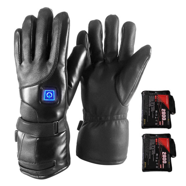 Verwarmde Handschoenen Winddicht Touchscreen Oplaadbaar 7.4V 2800mAh 3 Temperaturen Ski Wandel Fiets | Sulvida
