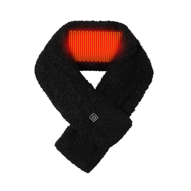 Verwarmbare USB-sjaal met 3 temperatuurstanden – Zachte fleece halsdoek voor dames en heren winter thuiswerk | Sulvida