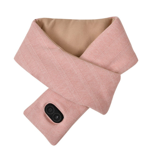 Verwarmbare USB-sjaal met 3 temperatuurstanden – Zachte fleece halsdoek voor dames en heren winter thuiswerk | Sulvida