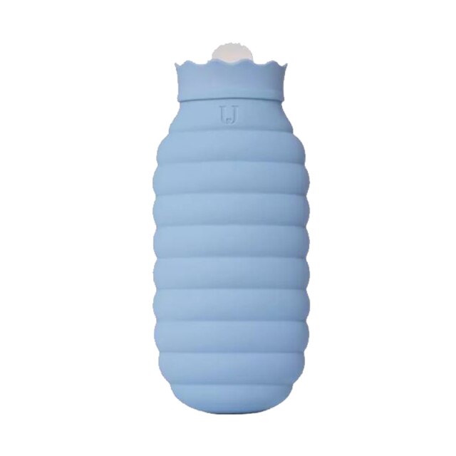 Siliconen Warmwaterkruik 313ml en 620ml Magnetronbestendig Grijs Blauw Rood Warmtecompres Verwarmingskruik | Sulvida