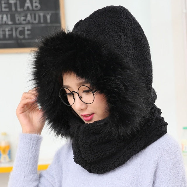 Unisex Winter Muts met Vizier en Fleece Voering – Dikke Capuchon Trapper Hat Windbestendig Warm voor Buiten | Sulvida