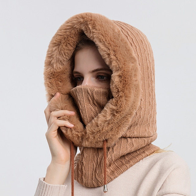 Unisex Winter Muts met Vizier en Fleece Voering – Dikke Capuchon Trapper Hat Windbestendig Warm voor Buiten | Sulvida