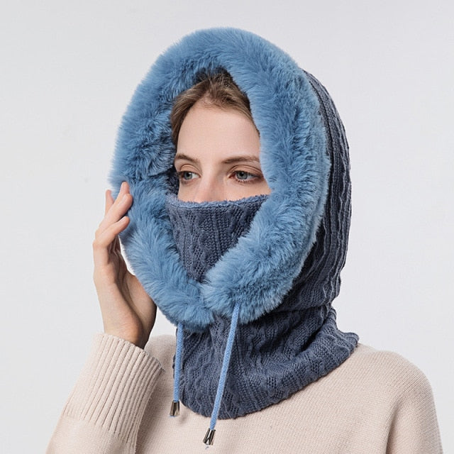 Unisex Winter Muts met Vizier en Fleece Voering – Dikke Capuchon Trapper Hat Windbestendig Warm voor Buiten | Sulvida