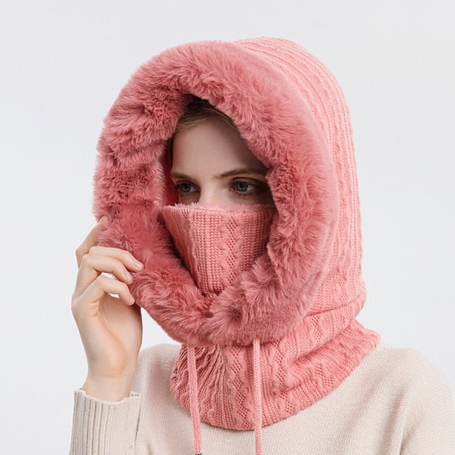 Unisex Winter Muts met Vizier en Fleece Voering – Dikke Capuchon Trapper Hat Windbestendig Warm voor Buiten | Sulvida