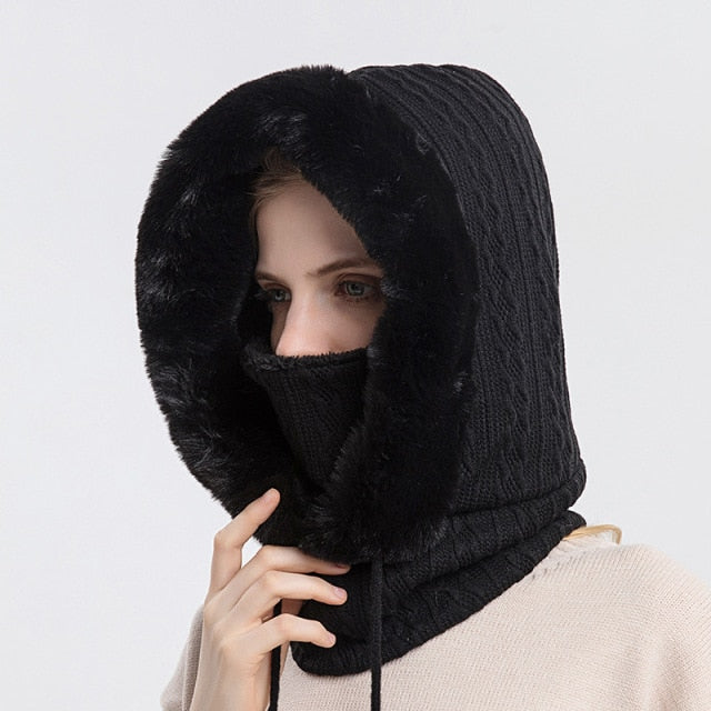 Unisex Winter Muts met Vizier en Fleece Voering – Dikke Capuchon Trapper Hat Windbestendig Warm voor Buiten | Sulvida