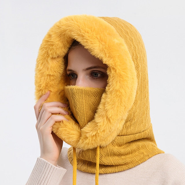 Unisex Winter Muts met Vizier en Fleece Voering – Dikke Capuchon Trapper Hat Windbestendig Warm voor Buiten | Sulvida