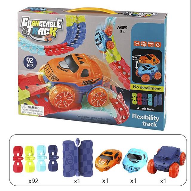 Magnetisch Autobanen Speelset 46-184 Delen Educatief Knikkerbaan Kinderspeelgoed Creatief Bouwsysteem | Sulvida