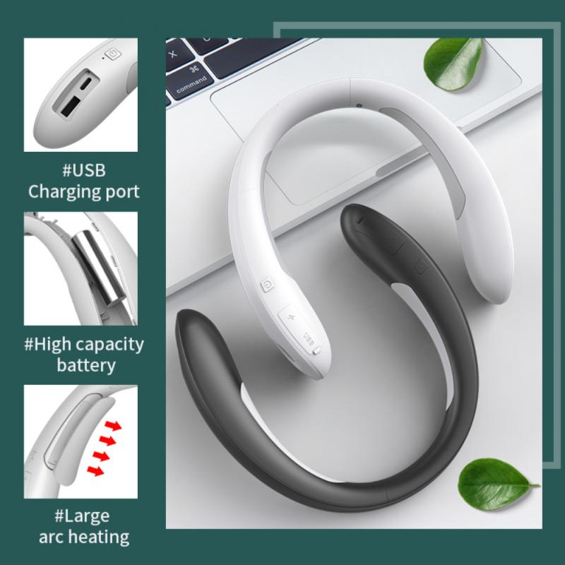 Verstelbare Elektrische Nekwarmer met USB-Oplaadpoort Temperatuurweergave en Warmtetherapie voor Nek | Sulvida