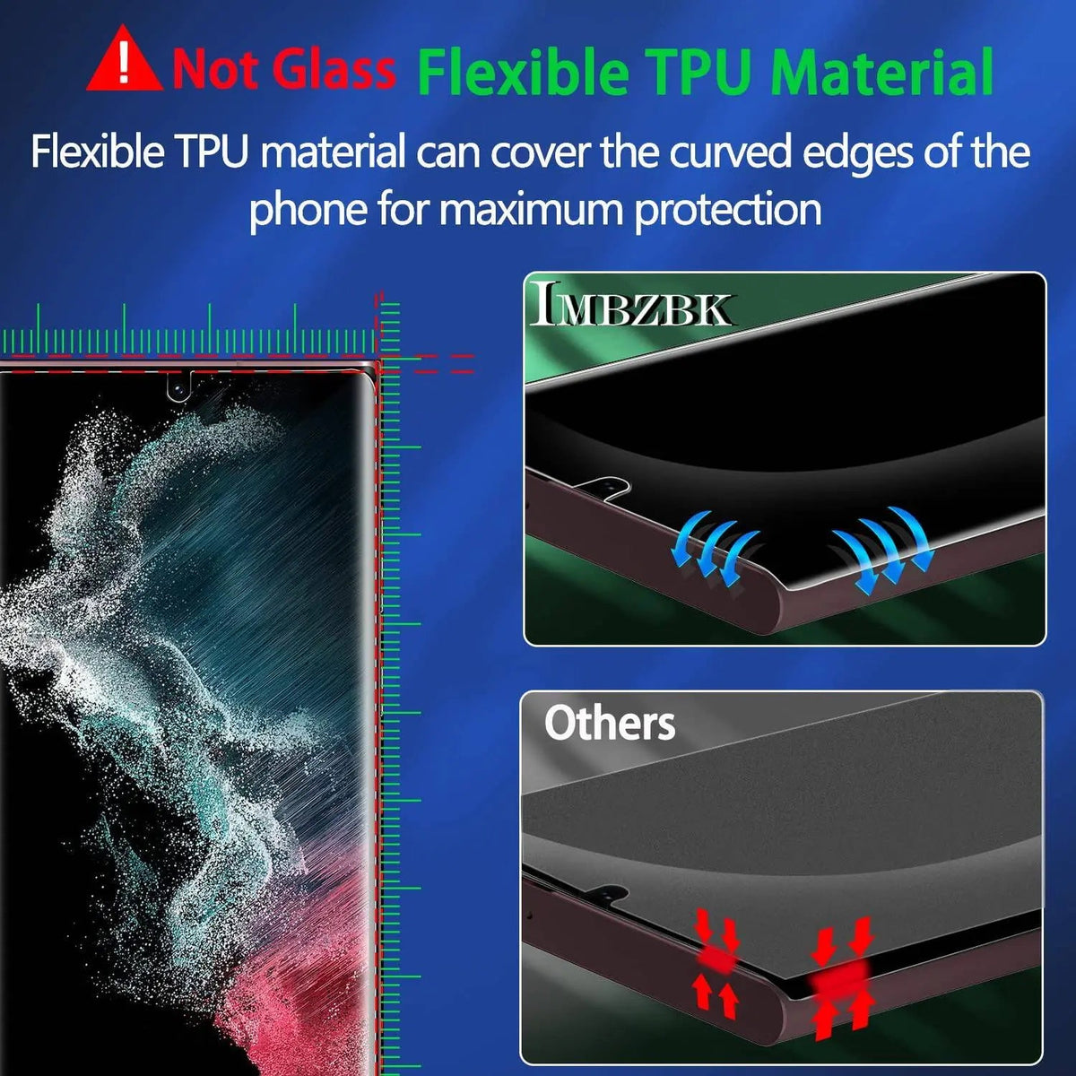 Protection d’écran anti-espion pour Samsung Galaxy S22 Ultra et S22 Plus | Verre trempé avec filtre anti-regards indiscrets | Sulvida