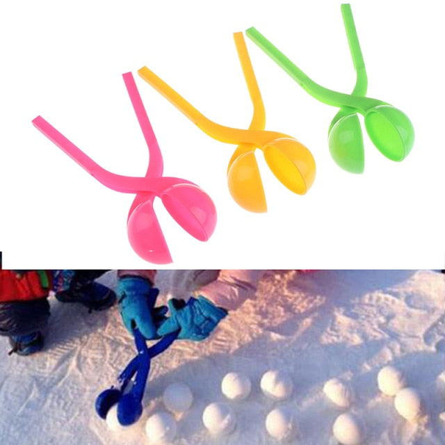 Sneeuwbalmaker voor kinderen met 3 diervormen vormpjes winter sneeuw zand speelgoed buiten tuin strand | Sulvida