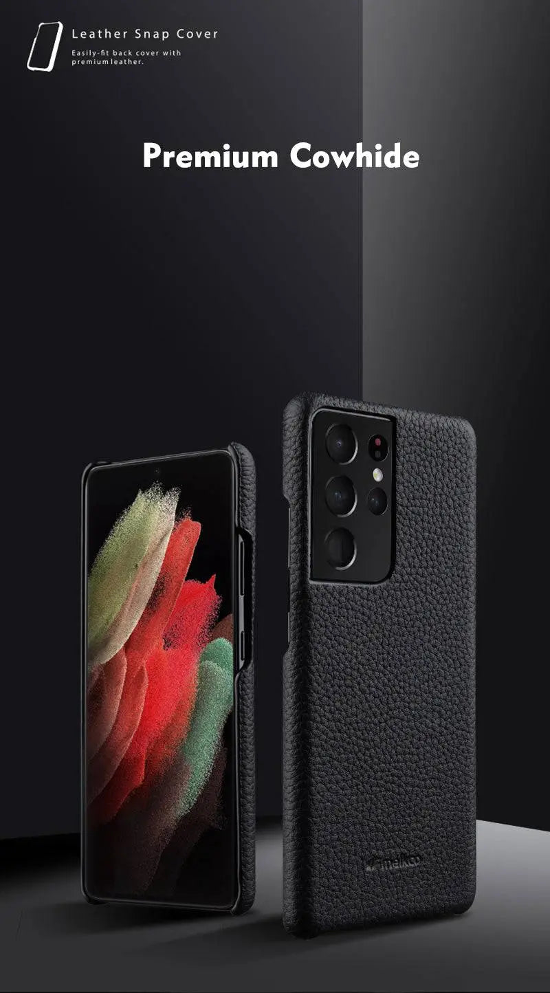 Étui de téléphone en cuir avec porte-cartes pour Galaxy S22 Ultra, S21 Plus et S20, coque de protection portefeuille pour téléphone | Sulvida