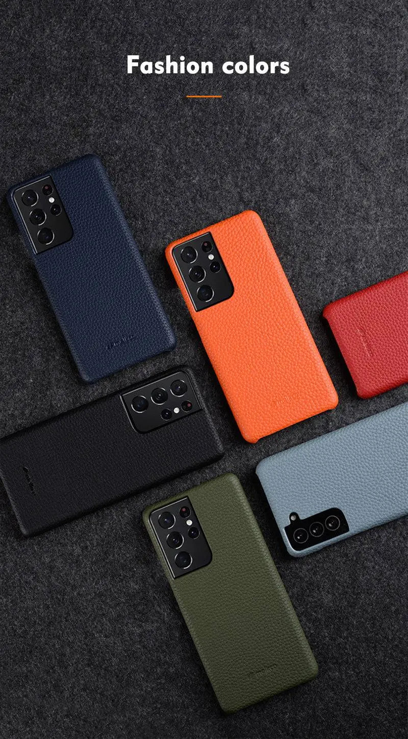 Étui de téléphone en cuir avec porte-cartes pour Galaxy S22 Ultra, S21 Plus et S20, coque de protection portefeuille pour téléphone | Sulvida