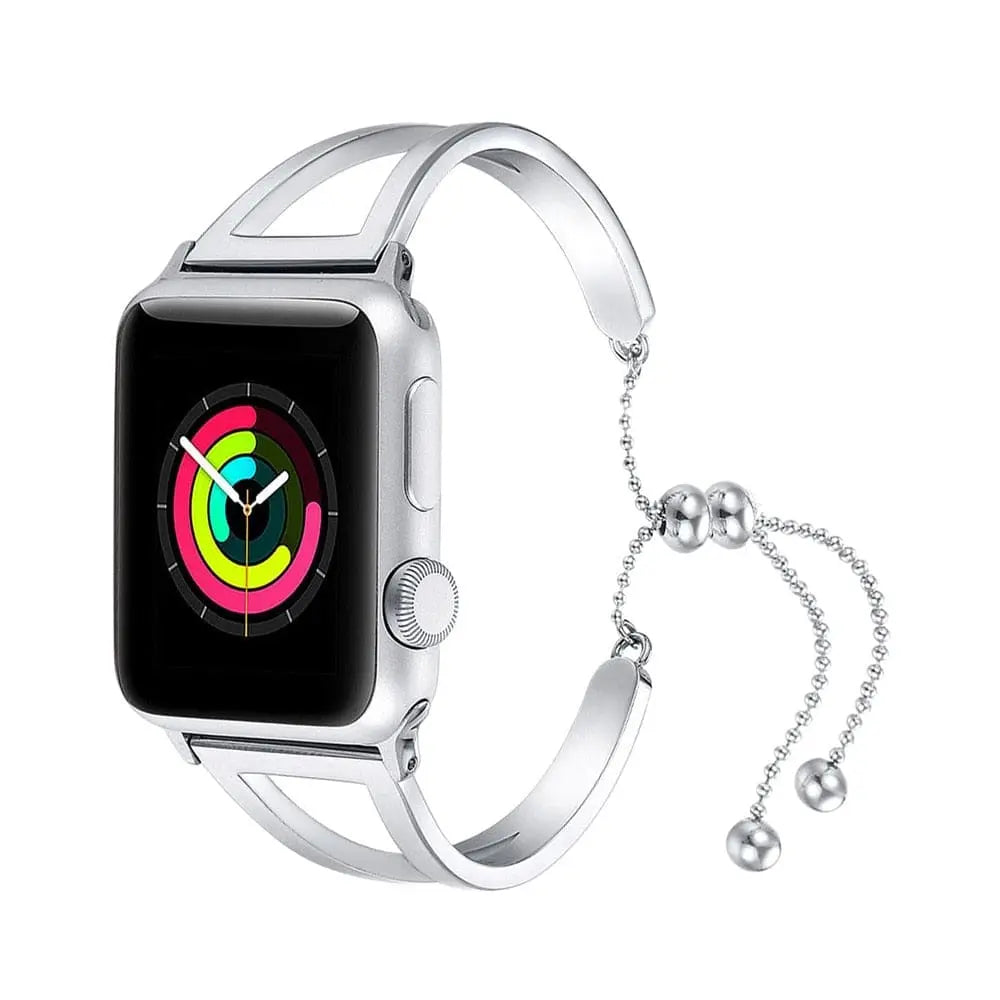 Smartwatch Armband 42mm Metalen Schakelband voor Dames Apple Watch Series Stijlvolle Polsband Accessoire | Sulvida