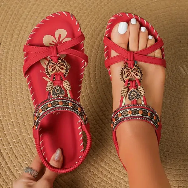 Orthopedische Damessandalen met Stability+ Zool Anatomische Voetsteun Zomerschoenen Antislip Sandalen | Sulvida