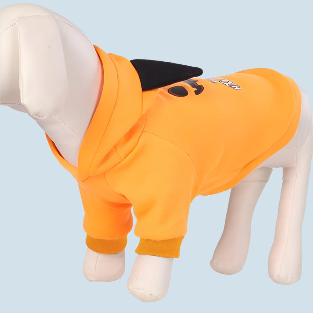 Hondenhoodie Pompoen Design Warm Katoen Halloween Kostuumkleding Huisdier Feestkleding voor Hond en Kat | Sulvida