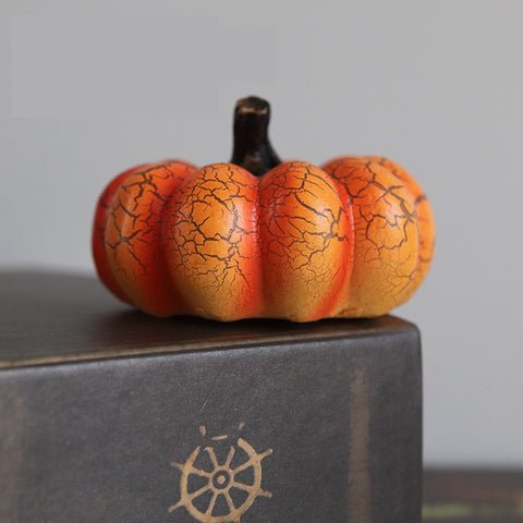 Pompoen Lantaarn met Vlam LED Verlichting Halloween Decoratie Kaarslamp Hars Sfeerlicht Tuindecoratie | Sulvida