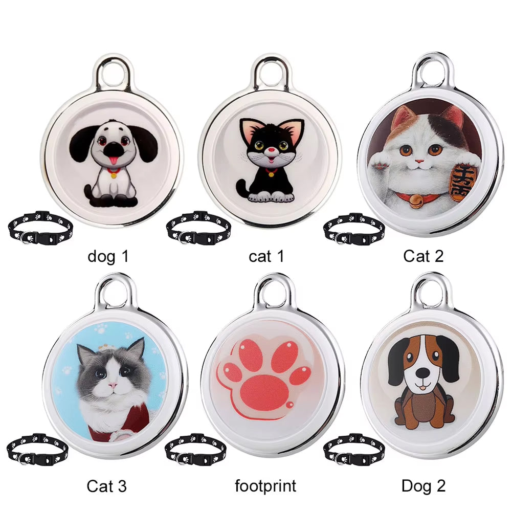 Traceur GPS pour chat avec Bluetooth, détection de proximité, étanche, compact, localisation de l’animal en temps réel | Sulvida