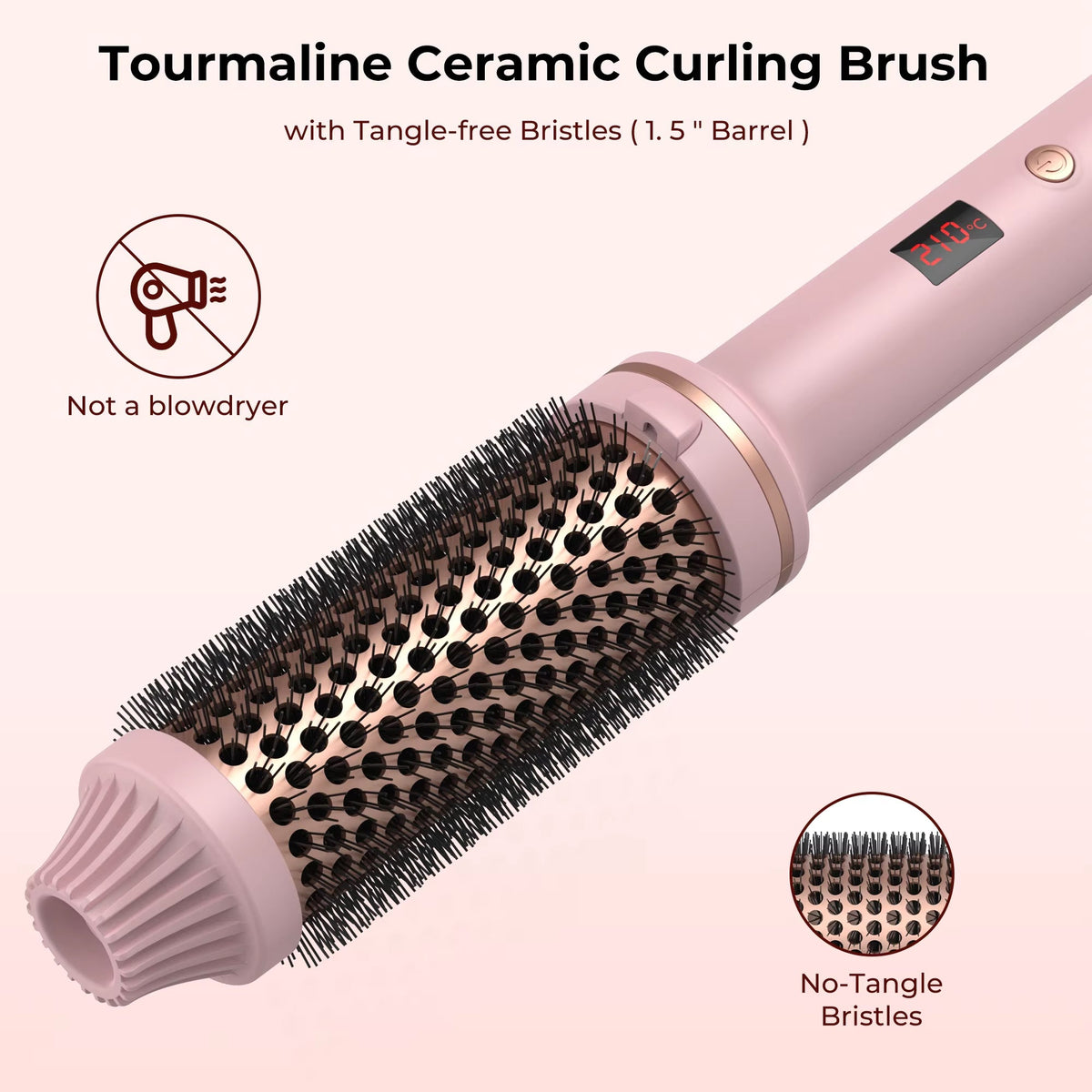 Lisseur en céramique avec technologie ionique négative, protège les cheveux de la chaleur pour un résultat brillant | Sulvida