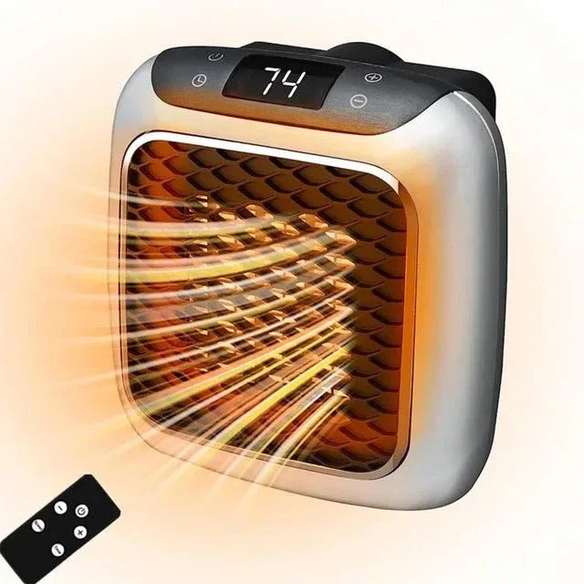 Draagbare Verwarmingskachel 800W Laag Verbruik Keramisch Stopcontact met Thermostaat Wandmontage Veilig Compact | Sulvida