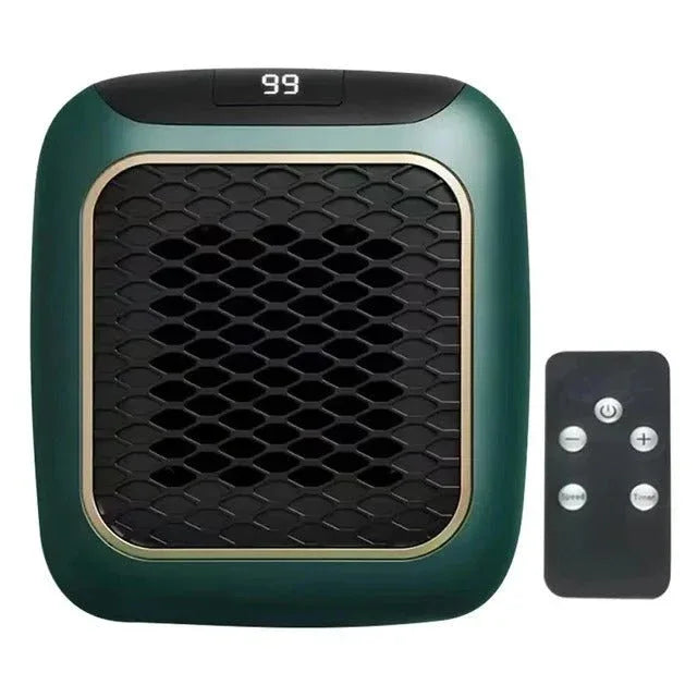Draagbare Verwarmingskachel 800W Laag Verbruik Keramisch Stopcontact met Thermostaat Wandmontage Veilig Compact | Sulvida